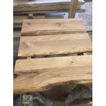 *Treppenstufen Wildeiche* Treppenstufe, Trittstufe, Holzstufe, Baumkante, Massivholz, 90x28x4cm